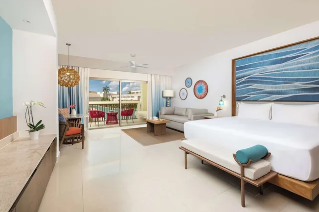 Junior Suite, King Bed, Ocean Front، Dreams Puerto Morelos Resort & Spa 1/1