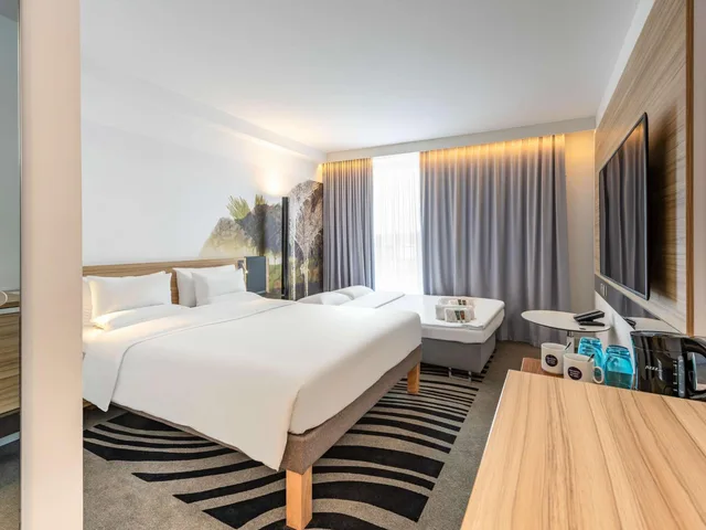 غرفة عائلية بسرير مزدوج، Novotel Wien Hauptbahnhof 6/10
