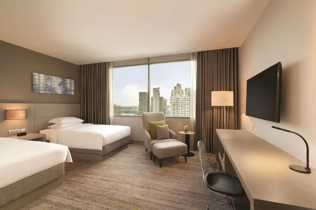 غرفة بسريرين منفصلين بإطلالة، HYATT PLACE BANGKOK SUKHUMVIT 2/5