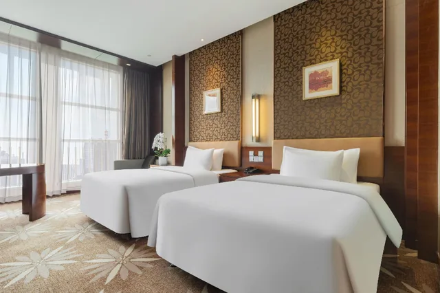 غرفة تنفيذية بسريرين منفصلين، Howard Johnson by Wyndham Puhui Plaza Chongqing 1/1
