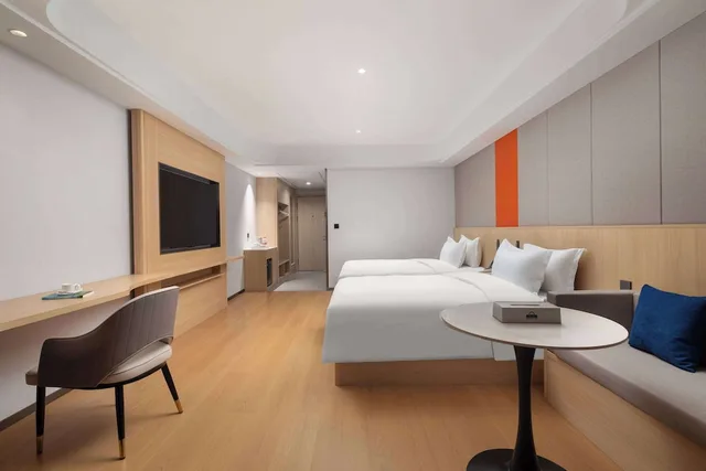 غرفة ديلوكس بسريرين مزدوجين، Days Inn by Wyndham Kunming Panlong 3/4