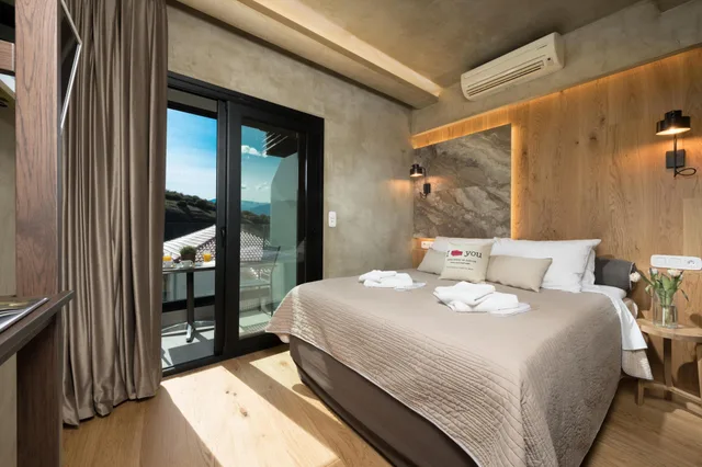 Mountain, Queen Bed, Tsikeli Boutique Hotel Meteora 3/7