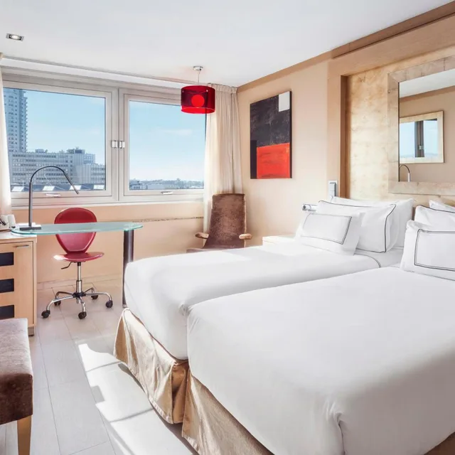 غرفة بسرير فردي، Melia Madrid Princesa Hotel 3/8