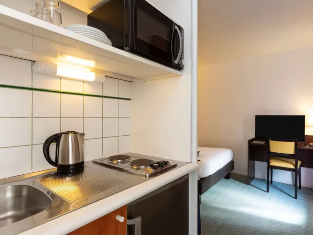 استوديو بسرير مزدوج وسرير فردي، Aparthotel Adagio Access la Defense Leonardo da Vinci 7/9