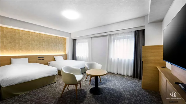 Semi Room, Standard, 2 Semi Double Beds، Daiwa Roynet Hotel Morioka 1/2