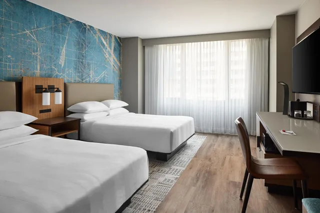 غرفة بسرير كينج أو سرير مزدوج، Washington Marriott At Metro Center 9/10