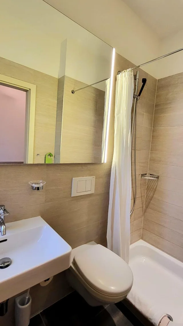 غرفة عصرية مفردة، Hotel Pestalozzi Lugano 3/3