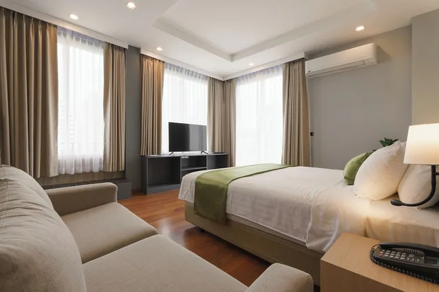 غرفة متصلة ديلوكس بسرير مزدوج، iCheck inn Residence Sukhumvit 2 6/9