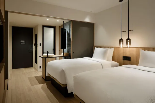 غرفة قياسية بسريرين منفصلين، Fairfield by Marriott Kyoto Minamiyamashiro 4/9