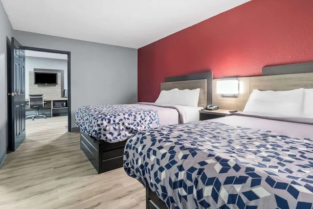 غرفة قياسية بسريرين كوين، Econo Lodge Kennett 3/9