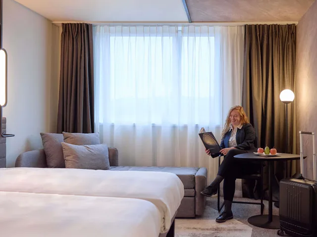 غرفة سوبيريور بسريرين منفصلين، Novotel Bern Expo 10/10