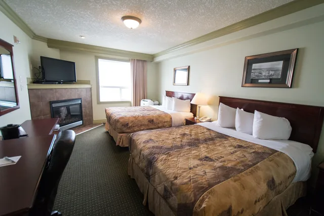 غرفة قياسية بسريرين كوين للمدخنين، Nova Inn Peace River 1/3