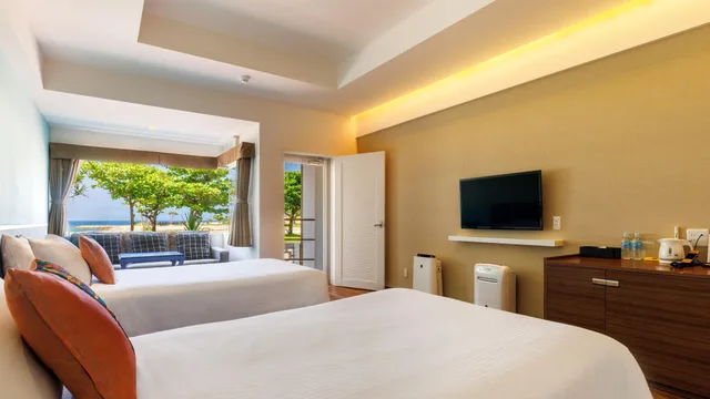 Standard, Twin Beds, Beach Side, Ocean View، Sunset Beach Hotel 1/1