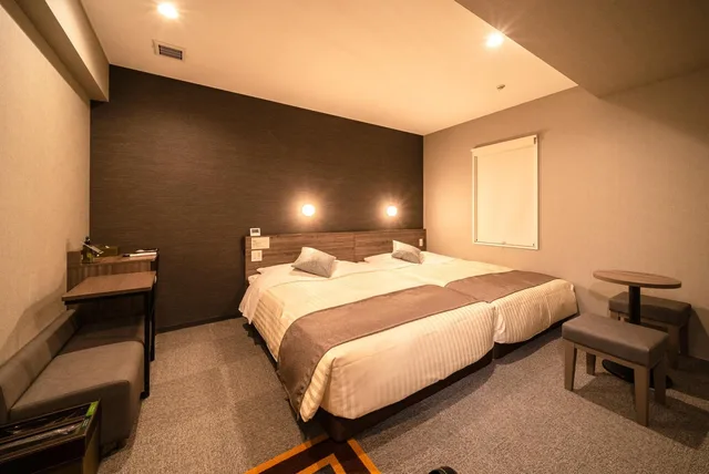 غرفة بسريرين مزدوجين، Super Hotel Premier Ikebukuro Natural Hot Spring (TennenOnsen) 2/2