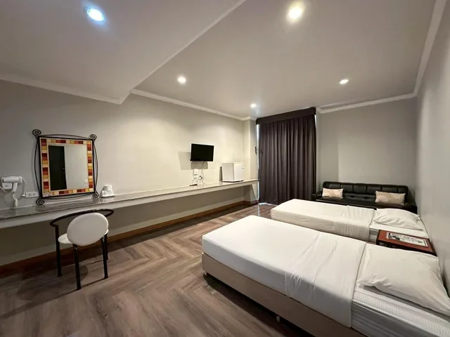 غرفة ديلوكس بسريرين، Rattana View Hotel 1/3