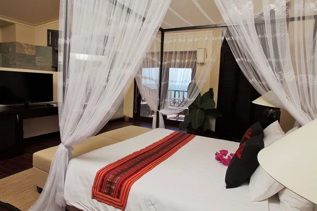 بنغل بسرير كوين بإطلالة على البحر، Poshanu Resort 7/10