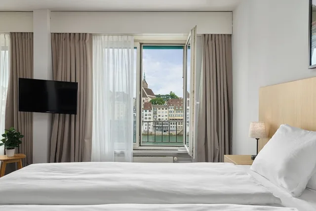 River, Junior Suite, Twin Beds, Sofa, Sorell Hotel Merian 5/10