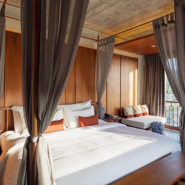 غرفة غراند ديلوكس بسرير كينج بحوض استحمام، Hotel Gahn - SHA Plus 2/10