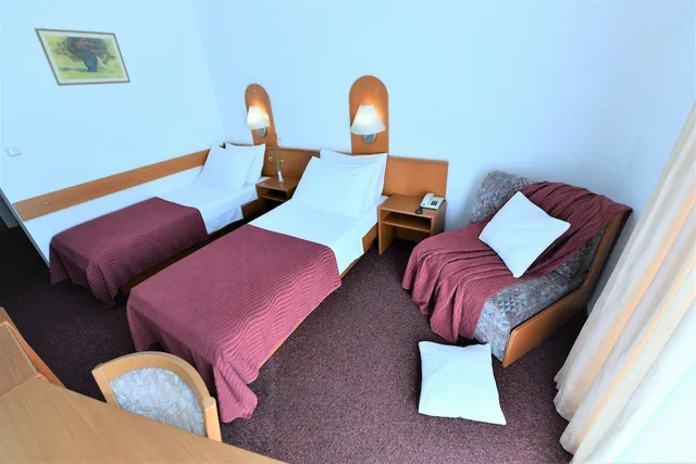 غرفة كومفورت بسرير كوين بإطلالة على المتنزه بشرفة، Hotel Alkar 8/10