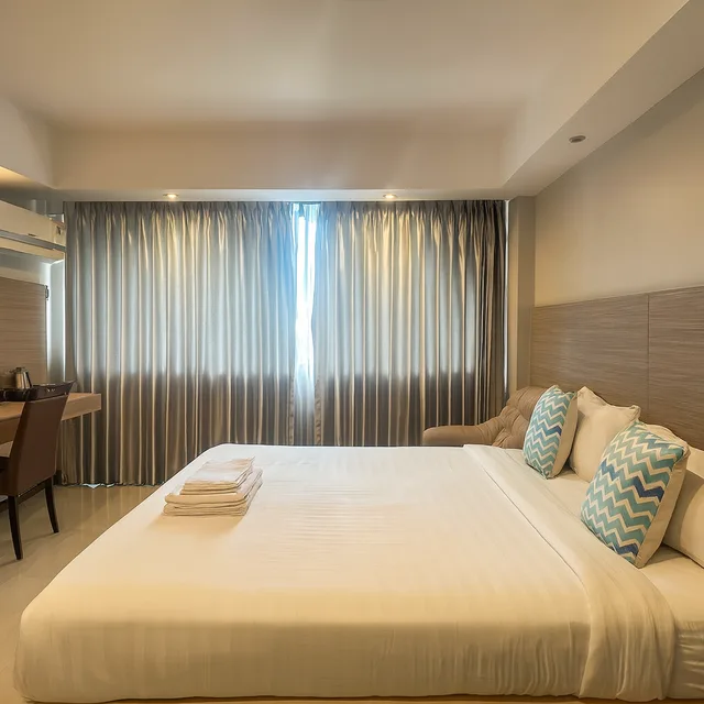 غرفة بريميير بسرير مزدوج، Avana Laemchabang Hotel 1/2