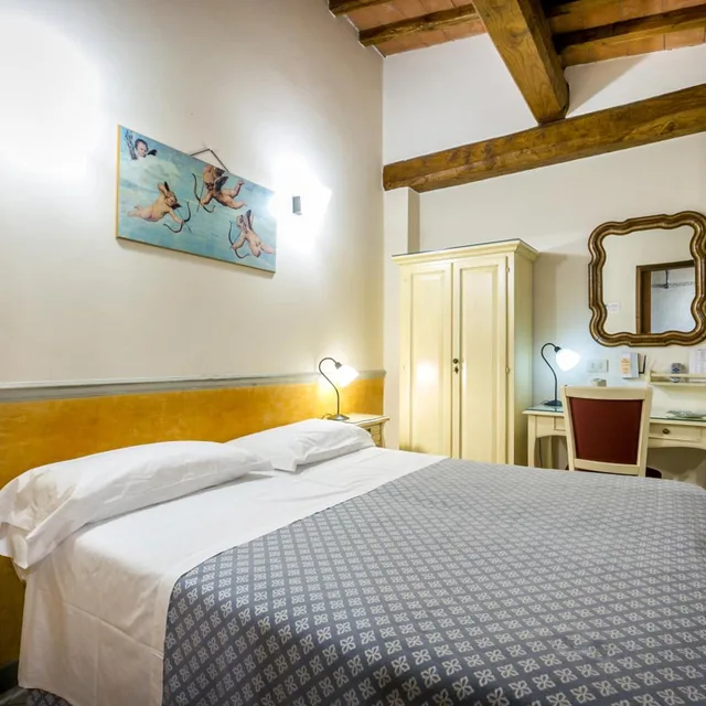 غرفة بسرير مزدوج أو سريرين منفصلين، Hotel Collodi 1/10