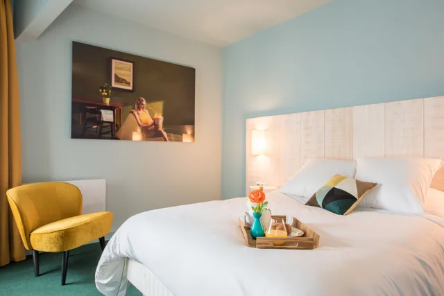 غرفة بريستيج بسرير كينج، Le Central Boutique Hotel Beaune Centre 1/5