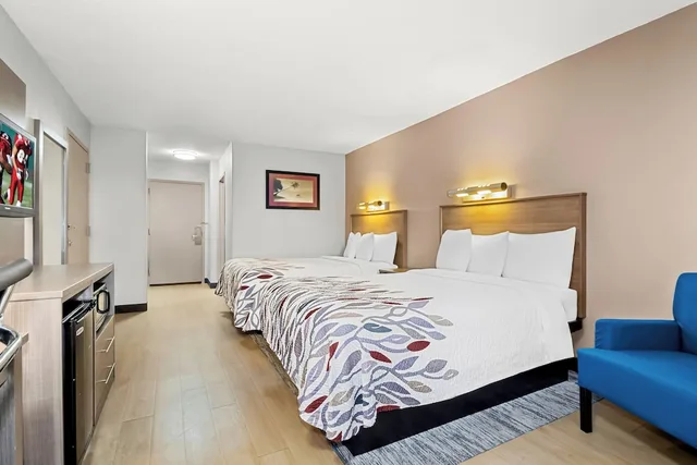 غرفة قياسية بسريرين مزدوجين، Red Roof Inn Myrtle Beach Hotel - Market Commons 2/10