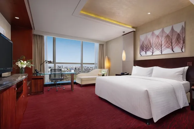 غرفة ديلوكس بسرير كينج، Beijing Marriott Hotel Northeast 1/10
