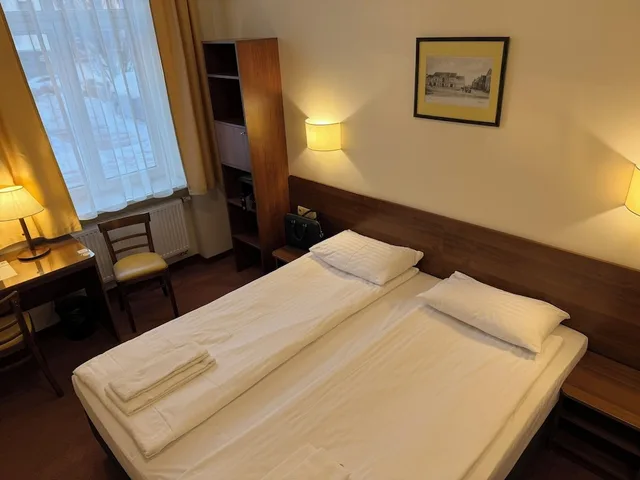غرفة قياسية بسريرين منفصلين، Memel Hotel 9/10