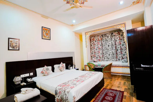 Heritage, Deluxe, Double Bed، Treebo Rajputana Ranthambore 1/1