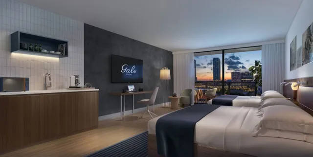 استوديو بسريرين كوين، Gale Miami Hotel and Residences 1/1