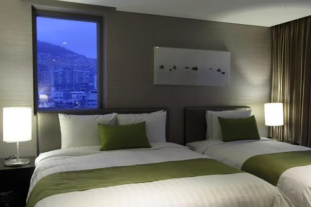 غرفة ديلوكس عائلية، Hotel Aventree Busan 1/8