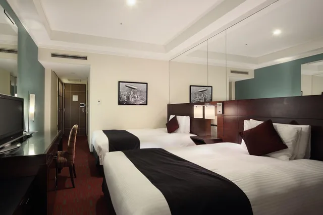 غرفة قياسية بسريرين منفصلين للمدخنين، Hotel Trusty Tokyo Bayside 1/3
