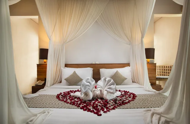فيلا بسرير كينج بغرفة نوم واحدة بمسبح خاص، Villa Kayu Lama 1/3