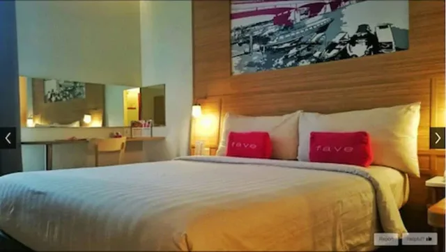 غرفة سوبيريور بسريرين منفصلين، fave plus hotel Palembang 2/4