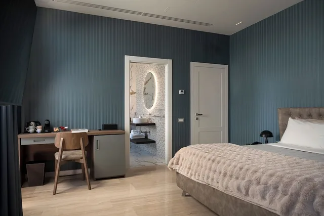 جناح بسرير كوين بإطلالة على البحر، Villa Giada Luxury Boutique 4/10