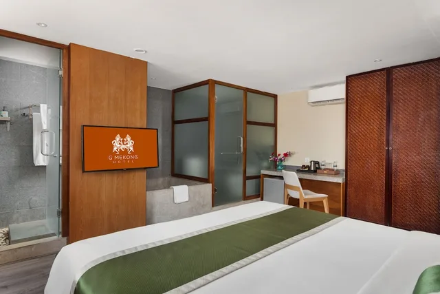 جناح ديلوكس بسرير كينج، G Mekong Hotel 4/6
