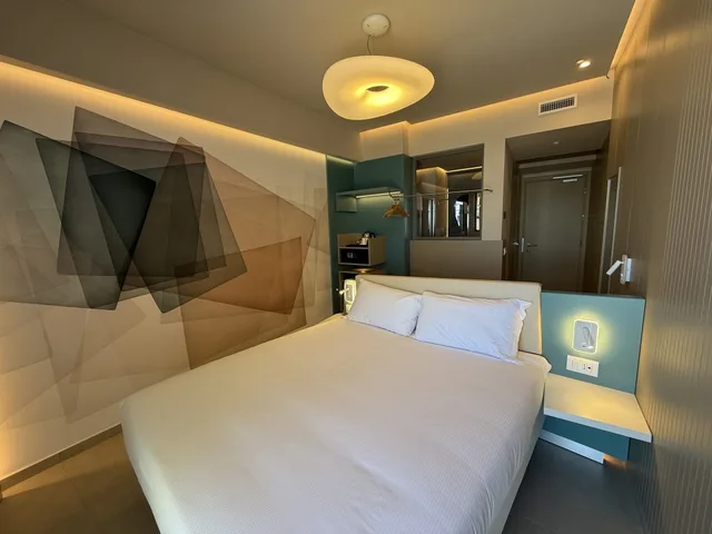 غرفة بانورامية بسرير مزدوج بإطلالة على البحر بشرفة، President Hotel Palermo 1/1