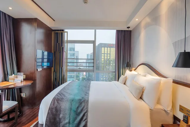 غرفة قياسية بسرير كوين، New Century Hotel Binjiang Hangzhou 1/1