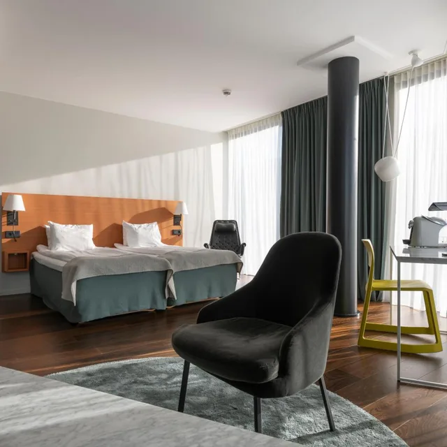 غرفة ديلوكس بسرير مزدوج، Quality Globe Hotel 3/5