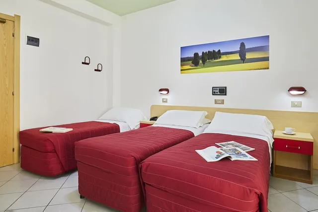 غرفة ثلاثية بثلاثة أسرّة بشرفة، Hotel Santa Caterina 1/3