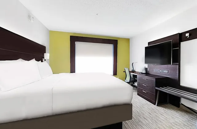 جناح بسرير كينج مع أريكة لذوي الإعاقة، Holiday Inn Express Suites Chalmette New Orleans S 1/3