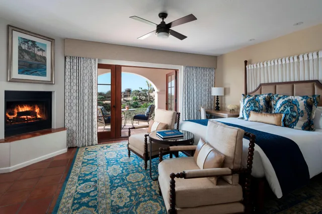غرفة بسرير مزدوج بإطلالة جزئية على البحر، The Ritz-Carlton Bacara Santa Barbara 3/6