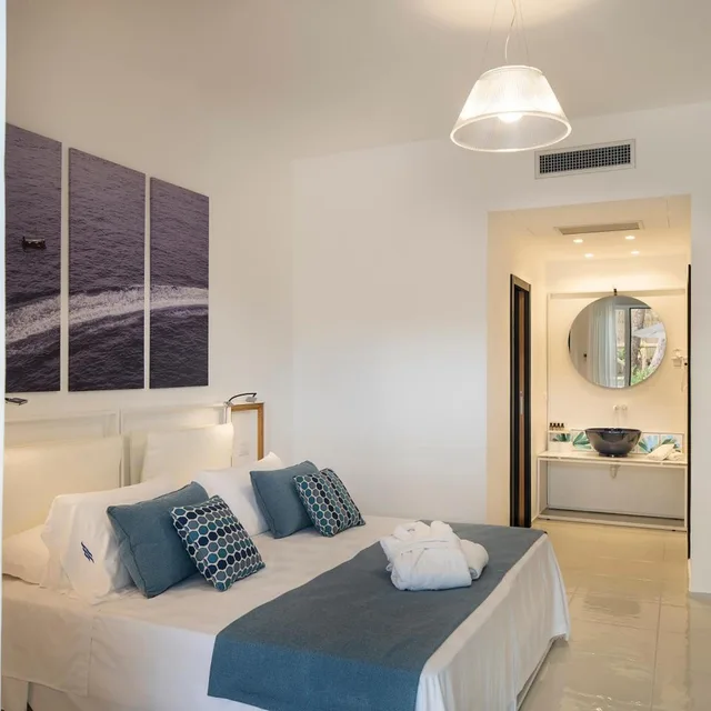 غرفة بريستيج بسرير مزدوج بإطلالة على الحديقة بشرفة، Hotel Apollon Club 1/9
