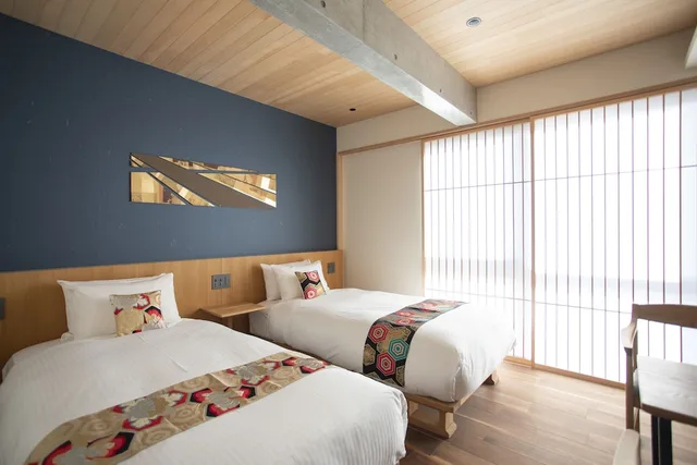 غرفة بسريرين منفصلين، Hotel Legasta Higashiyama Sanjo 1/5