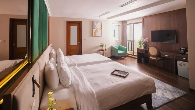غرفة تنفيذية بسريرين منفصلين بشرفة، Splendid Secret Hotel 3/10