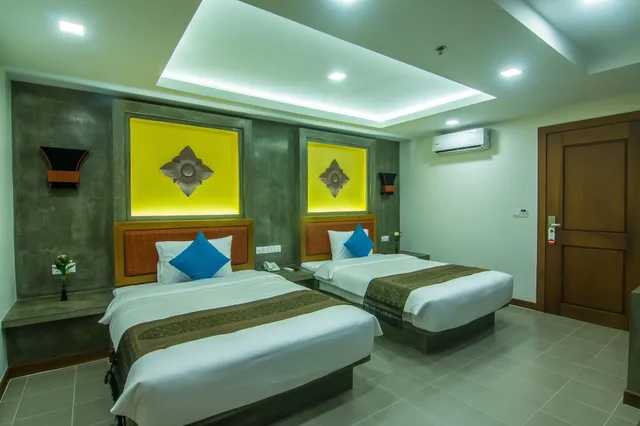 غرفة ديلوكس بسريرين منفصلين بشرفة، Chhaylong Angkor Boutique Hotel 3/5