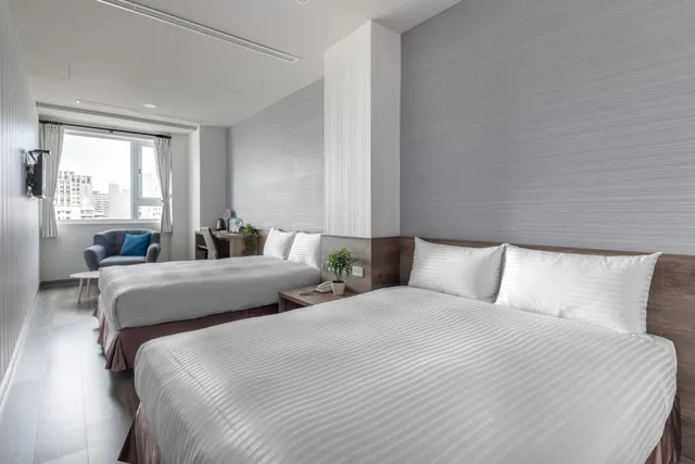 غرفة عائلية رباعية، Hotel Brown - Zhongzheng 1/2