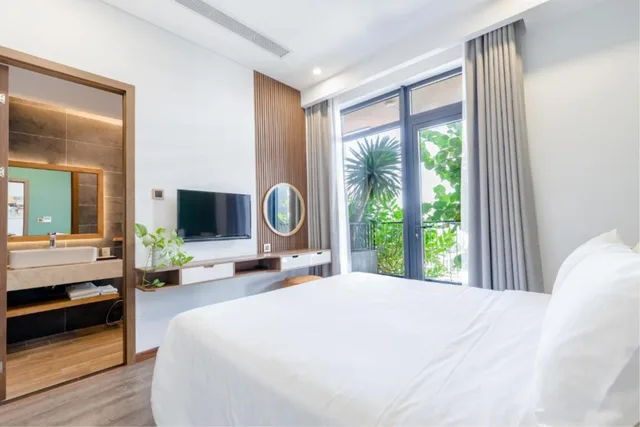 شقة بريميير بإطلالة على المدينة بشرفة بغرفتي نوم، Chi House Danang 1/2