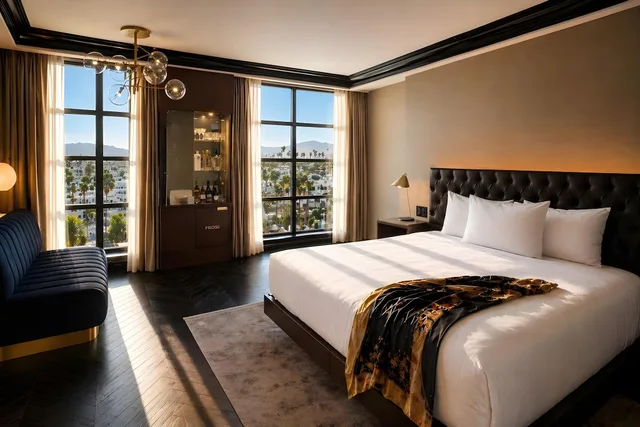 غرفة سوبيريور بسرير كينج بإطلالة على المدينة، Whisky Hotel 1/2